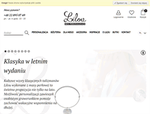 Tablet Screenshot of lilou.pl